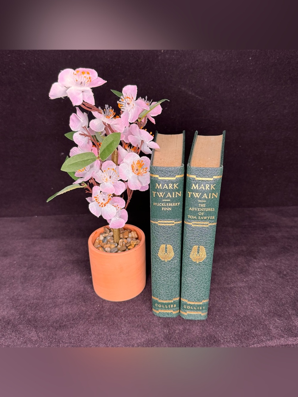 MArk Twain Hardcover Book Set - Deep Forest Green